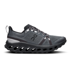 On Cloud Eclipse Negro Cloudsurfer Trail Zapatos