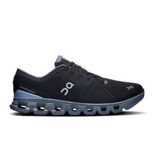 On Cloud X 4 Chambray Negro Zapatos