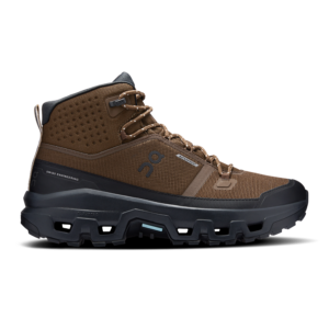On Cloudrock Mid Waterproof Tierra Negro Zapatos
